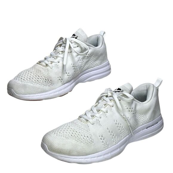 APL - Women’s “TechLoom Pro” Running Shoe in White/Black/Gum - Size 11, White - Picture 3 of 15